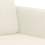  2-dijelni set sofa s jastucima krem baršunasti | shoptok.hr