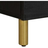 vidaXL Noćni ormarići 2 kom crni 40x33x46 cm od masivnog drva manga | shoptok.hr