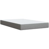  Boxspring krevet s madracem Svjetlosiva 120 x 190 cm Tkanina | shoptok.hr