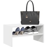  Stalak za cipele koji se može složiti bijeli 60x30x30,5 cm | shoptok.hr