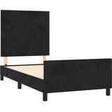  Okvir za krevet bez madraca crni 100x200 cm baršunasti | shoptok.hr