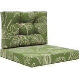 Zunanja blazina za kavč 2 pcs Listnati dizajn Poliester, (5000202474) | Shoptok.si