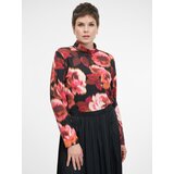 Orsay Red patterned women's long-sleeved T-shirt - Women's | shoptok.hr
