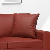  Ukrasni jastuci 2 kom crvena boja vina 40x40 cm od umjetne kože | shoptok.hr