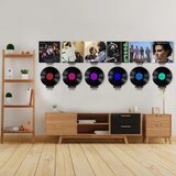 PHOENANCEE 12x stenska polica za vinilne plošče iz hrasta | Shoptok.si