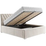 Boxxx OBLAZINJENA POSTELJA 140 cm x 200 cm , tekstil bež | Shoptok.si