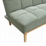 P & B ZOFA S POSTELJNO FUNKCIJO, zelena tekstil | Shoptok.si