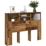 vidaXL Vzglavna omarica starinski les 140x19x103,5 cm | Shoptok.si