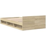 vidaXL Okvir kreveta s ladicom boja hrasta sonome 75x190 cm drveni | shoptok.hr