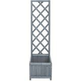  Rešetkasta sadilica 40 x 30 x 135 cm od masivne jelovine | shoptok.hr