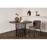 Furniture Fashion Stone okrugli blagovaonski stol ⌀120 cm, mocca Slike