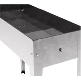 Garden Urban | Povišena gredica | Visoka tegla za cvijeće | 72 L | 100x40x84 cm - Srebrna - BRANDED IN EU