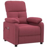 Maison Chic Masažni stol - Relax naslanjač vinsko rdeče blago, (22134556) | Shoptok.si