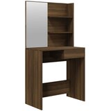  Toaletni stolić s ogledalom smeđi hrasta 74,5x40x141cm | shoptok.hr