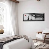  Slika - There is Always Hope (1 Part) Narrow Red 90x30 U crnom drvenom okviru | shoptok.hr