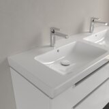 Villeroy Boch 7175D001 Subway 2.0 130 x 47 cm dvojni keramični umivalnik z 2 odprtinama | Shoptok.si