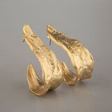  Skulpturalne polukarike, pozlata 14 k | shoptok.hr