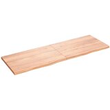 Kupaonska radna ploča svjetlosmeđa 180x60x(2-4) cm masivno drvo | shoptok.hr