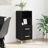 vidaXL Kreveta Crni hrast 34 x 34.5 x 90 cm Konstruirano drvo | shoptok.hr