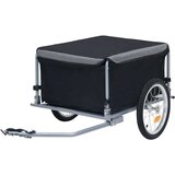 vidaXL prikolica za bicikl crno-siva 65 kg | shoptok.hr