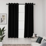 vidaXL Zavjese za zamračivanje 2 kom antracit 140 x 175 cm | shoptok.hr