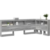  Skladiščni naslon s polico Siva Sonoma 80 cm Konstruiran les, (5000142522) | Shoptok.si