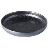 MIJ crno-sivi keramički tanjur s podignutim rubom pearl, ø 22 cm Cijene