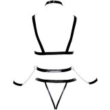 Bad Kitty - set pojaseva za tijelo s klinovima i držačima za ruke (crni) | shoptok.hr