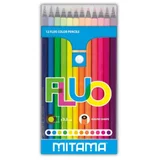 MITAMA Bojice drvene Fluo 12/1 62826