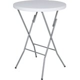 Linder Exclusiv Sklopivi okrugli bistro stol 80x110 cm MC4700 - Bijeli Cijene