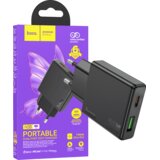 hoco. Polnilec, stenski, hitri, PD20W + QC3.0 Dual Port - N38 Delgado EU Cene
