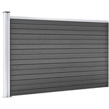  Panel za ogradu WPC 175 x 105 cm crni | shoptok.hr