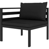  5-dijelni set vrtnih sofa s jastucima aluminijski antracit | shoptok.hr