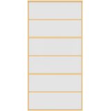  Klizna vrata zlatna 102,5x205 cm matirano staklo ESG i aluminij | shoptok.hr