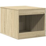  Kutija z mačji pijesak boja hrasta 47x59x42cm konstruirano drvo | shoptok.hr