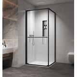 Copen tuš kabina copen atlas pro 1V 800x800x2000 mat crna. staklo 6mm providno | Eponuda.com