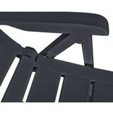 vidaXL Vrtne stolice 2 kom plastične antracit | shoptok.hr