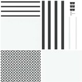 Unutarnja vrata Crna 93 x 201.5 cm Kaljeno staklo aluminij | shoptok.hr