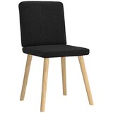  Blagovaonske stolice od tkanine 4 kom crne | shoptok.hr