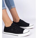 D/CEO marka niezdefiniowana Black women's perforated sneakers Saha | Shoptok.si