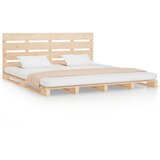 Maison Chic Posteljni okvir - Dvoposteljna postelja - Zakonska postelja brez vzmetnice 180x200 cm trdna borovina-J3356, (21777096) | Shoptok.si