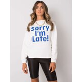 ex moda Sweatshirt-EM-BL-624.90P-white-blue | Shoptok.si