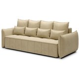 ELTAP Bež žametna raztegljiva/s prostorom za shranjevanje sedežna garnitura 242 cm Weltton – | Shoptok.si