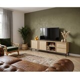 Marckeric TV omarica v hrastovem dekorju v naravni barvi 180x59x40 cm Luc – | Shoptok.si