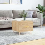  Stolić za kavu boja hrasta 50 x 50 x 40 cm konstruirano drvo Cijene