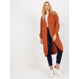RUE PARIS Cardigan-LO-SW-LK-3001.82P-Dark Orange | Shoptok.si