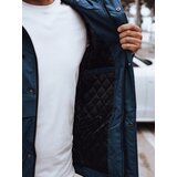 DStreet Kurtka męska przejściowa z kapturem pikowana podszewka niebieska | shoptok.hr