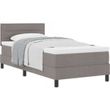 Krevet s prozorskom podlogom i madracem taupe 80x200 cm tkanina  Krevet s prozorskom podlogom i madracem taupe 80x200 cm tkanina Slike