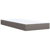 vidaXL Krevet s oprugama i madracem smeđesivi 90x200 cm od tkanine | shoptok.hr