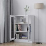  Vitrina bijela 82,5 x 30,5 x 115 cm konstruirano drvo | shoptok.hr
